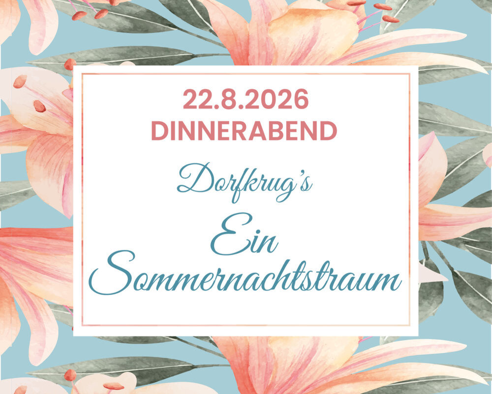Dinner im Dorfkrug